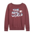 thumbnail image 1 of MTV - The Real World Logo - Women's Lightweight French Terry Long Sleeve Shirt, 1 of 5