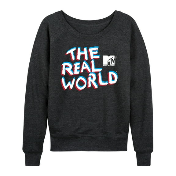 MTV - The Real World Logo - Women's Lightweight French Terry Long Sleeve Shirt