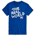 thumbnail image 1 of MTV - The Real World Pink Logo - Men's Short Sleeve Graphic T-Shirt, 1 of 5