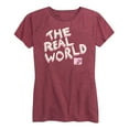 thumbnail image 1 of MTV - The Real World Pink Logo - Women's Short Sleeve Graphic T-Shirt, 1 of 5