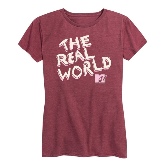 MTV - The Real World Pink Logo - Women's Short Sleeve Graphic T-Shirt