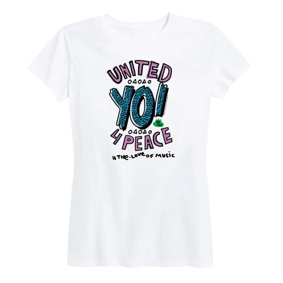 MTV - United 4 Peace For The Love Of Music - Women's Short Sleeve Graphic T-Shirt
