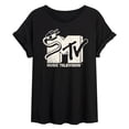 thumbnail image 1 of MTV - Unplugged Logo - Juniors Oversized Graphic T-Shirt, 1 of 4