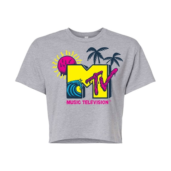 MTV - Wave - Juniors Cropped Tee