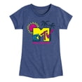 thumbnail image 1 of MTV - Wave Logo - Toddler And Youth Girls Short Sleeve Graphic T-Shirt, 1 of 4
