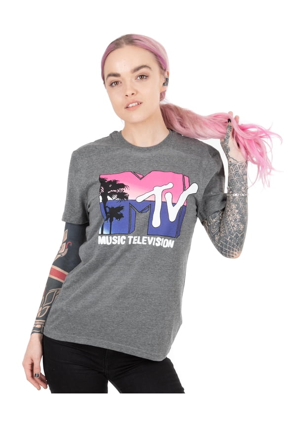 Logo Womens Grey Short Sleeved T-Shirt | XXL | Made by Vanilla Underground