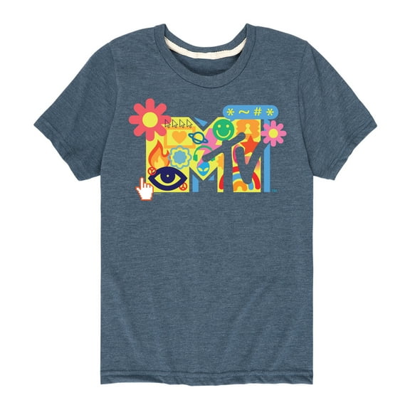 MTV - Y2k Logo  - Toddler & Youth Short Sleeve Graphic T-Shirt