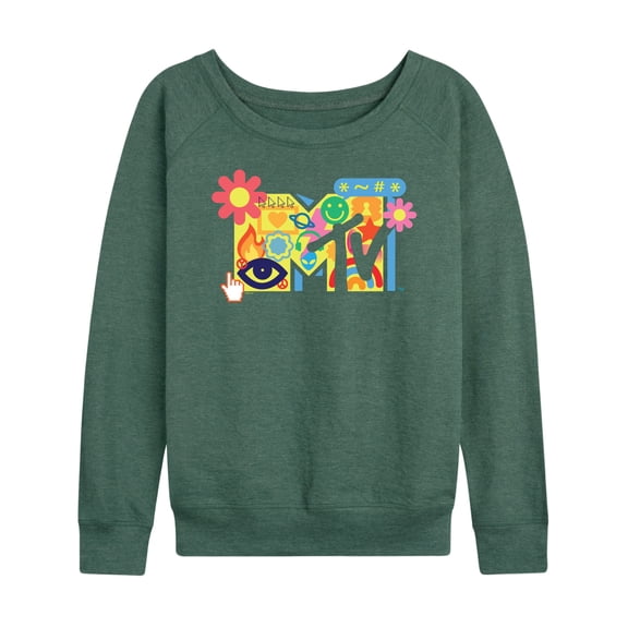 MTV - Y2k Logo   - Women's Lightweight French Terry Long Sleeve Shirt