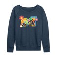 thumbnail image 1 of MTV - Y2k Logo   - Women's Lightweight French Terry Long Sleeve Shirt, 1 of 4