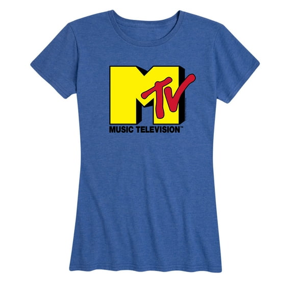 MTV - Yellow MTV Logo - Women's Short Sleeve Graphic T-Shirt