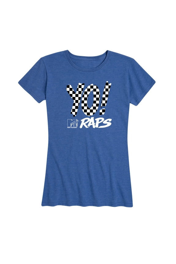 - Yo Checkers MTV Raps - Women's Short Sleeve Graphic T-Shirt