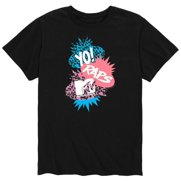 MTV - Yo MTV Raps Splat - Men's Short Sleeve Graphic T-Shirt