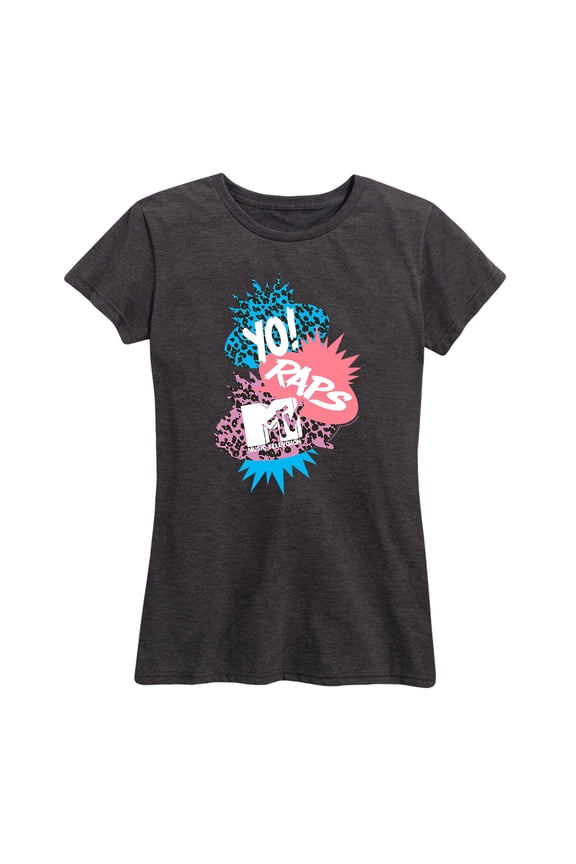 - Yo MTV Raps Splat - Women's Short Sleeve Graphic T-Shirt