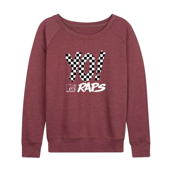 MTV - Yo! MTV Raps -Women's Lightweight French Terry Long Sleeve Shirt