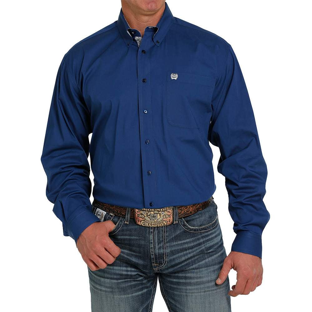 Royal Blue Western Shirt main image 1
