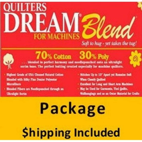 MTWPK Dream Blend for Machines Batting (Package, Twin 72 in x 93 in) shipping included*