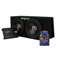 thumbnail image 1 of MTX 12" Subwoofer Enclosure & Amplifier w/ QPower Super Flex Wiring Amp Kit, 1 of 11