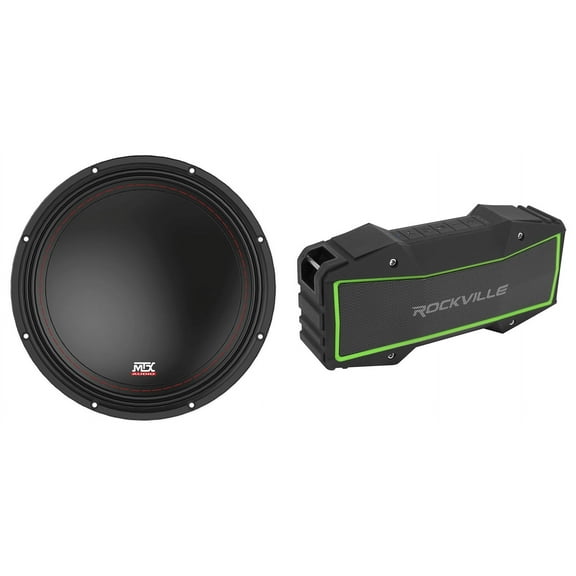 MTX 3510-02 10" 250 Watt RMS SVC 2-ohm Car Audio Subwoofer Sub+Home Speaker