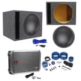 thumbnail image 1 of MTX 7515-22 15" 750w RMS Subwoofer+Vented Sub Box Enclosure+Mono Amplifier+Wires, 1 of 11