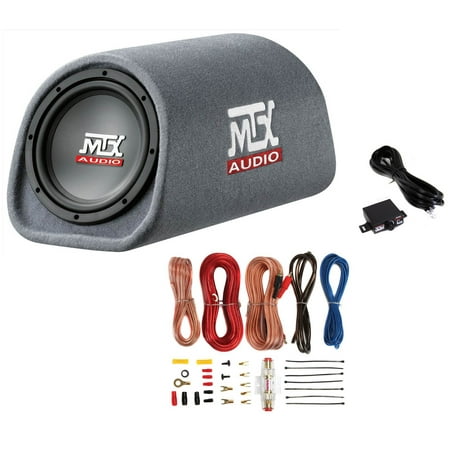 MTX AUDIO RT8PT 8" Car Subwoofer & Soundstorm AKS8 8 Gauge Amp Wiring Kit