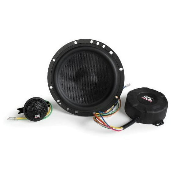 MTX Audio SS5 Signature Series Audiophile Grade 5.25", 2-Way, 125W RMS 4-Ohm Component Speaker Pair