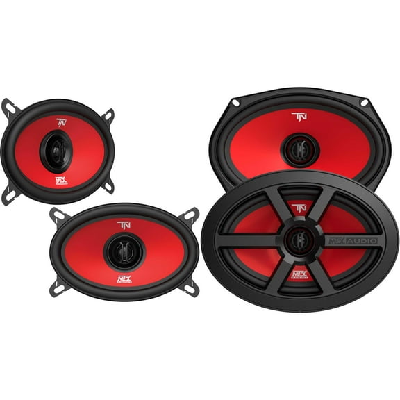 MTX Audio TERMINATOR69 Terminator Series 6x9in Coaxial and MTX Audio TERMINATOR46 Terminator Series 4x6in Coaxial Bundle
