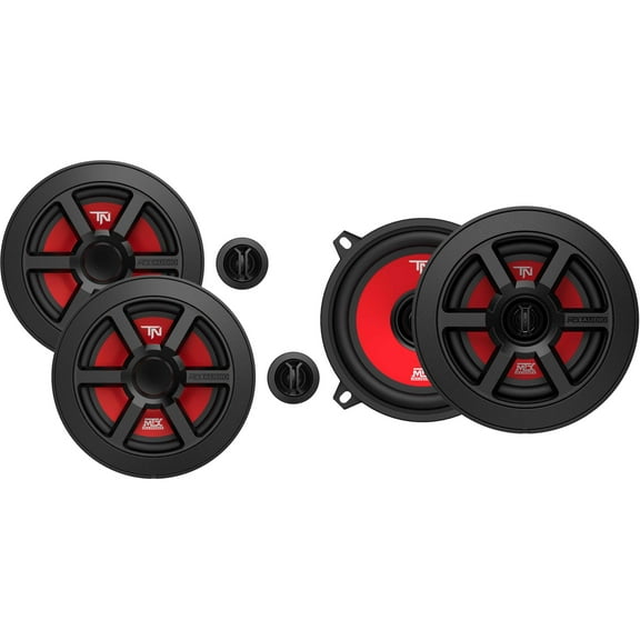 MTX Audio TERMINATOR6S Terminator Series 6.5in Component and MTX Audio TERMINATOR5 Terminator Series 5.25in Coaxial Bundle