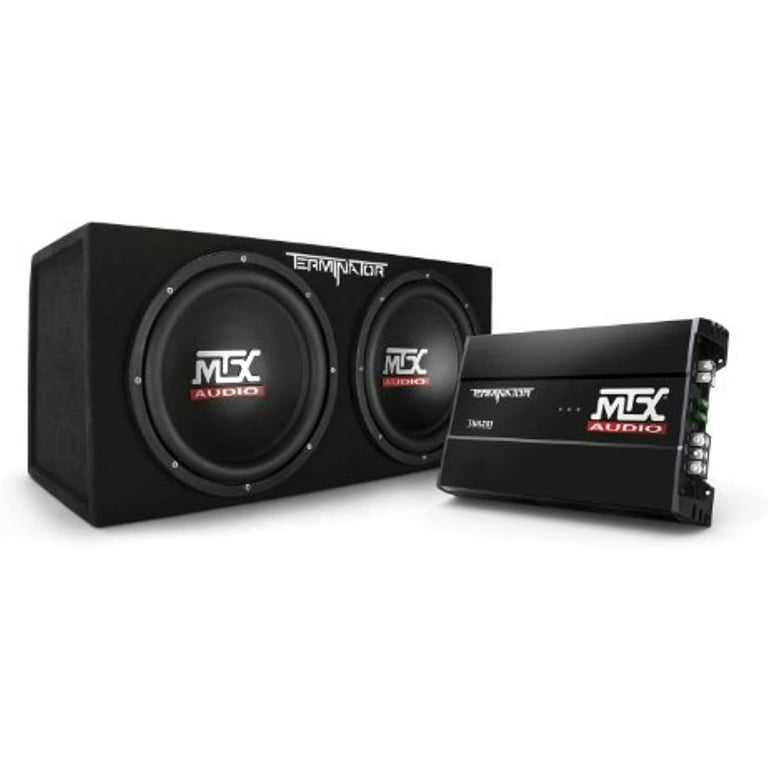MTX Audio TNP212D2 Terminator Power Pack Subwoofer System - Set of