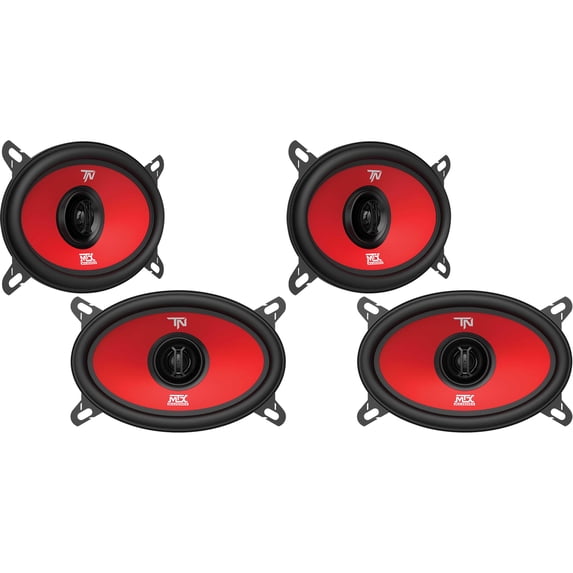 MTX Audio Two Pairs of TERMINATOR46 Terminator Series 4x6 Coaxial Bundle
