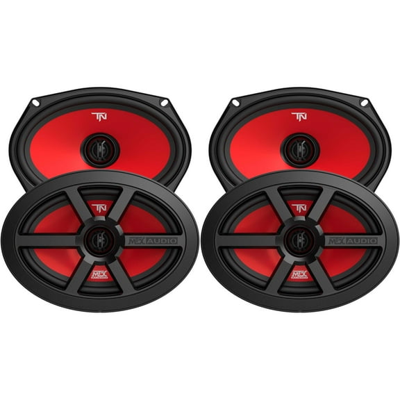 MTX Audio Two Pairs of TERMINATOR69 Terminator Series 6x9in Coaxial Bundle