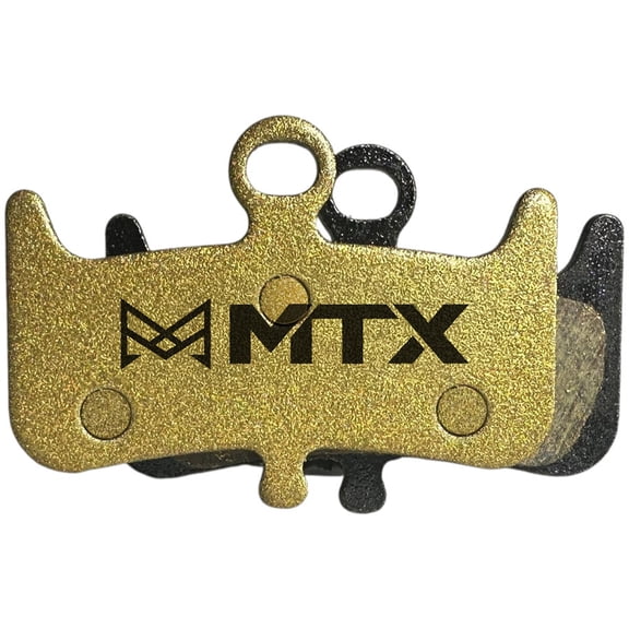 MTX Gold Label HD Disc Brake Pads - Ceramic/Kevlar Compound, Dominion A4 and T4, 4-Piston, Single Set
