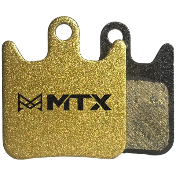 MTX Gold Label HD Disc Brake Pads - Ceramic/Kevlar Compound, Hope X2 Variants, 2-Piston, Single Set