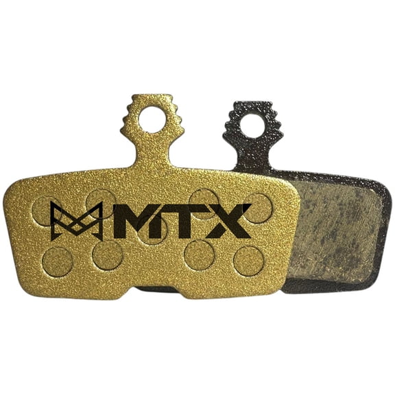 MTX Gold Label HD Disc Brake Pads - Ceramic/Kevlar Compound, SRAM Code / Motive / DB, 4-Piston, Single Set