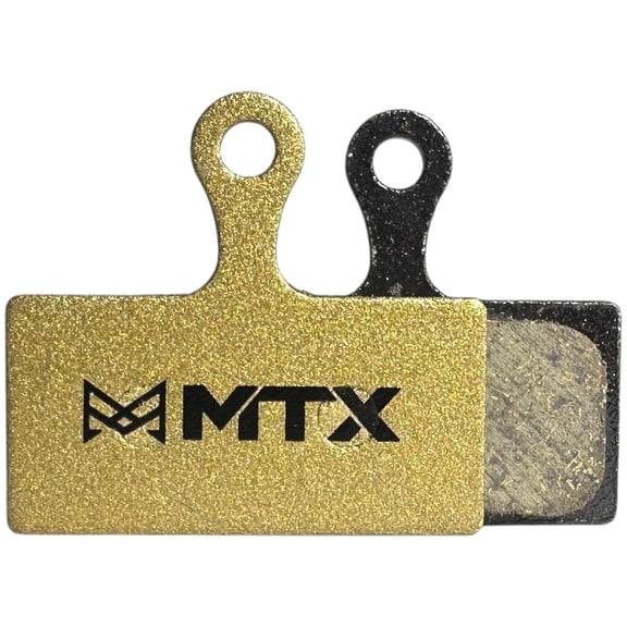 MTX Gold Label HD Disc Brake Pads - Ceramic/Kevlar Compound, Shimano XT / XTR / SLX, 2-Piston, Single Set