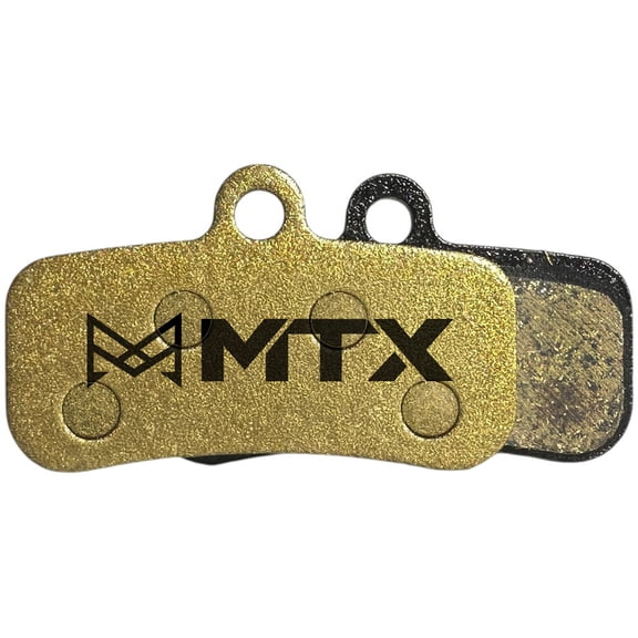 MTX Gold Label HD Disc Brake Pads - Ceramic/Kevlar Compound, Shimano and TRP MTB, 4-Piston, Single Set
