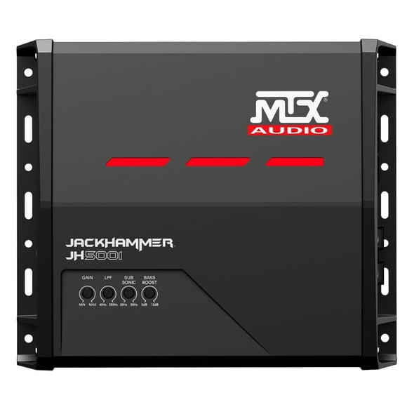 MTX Audio JH5001 Jackhammer Series 500W x 1 @ 1-Ohm Class D Mono Block Amplifier