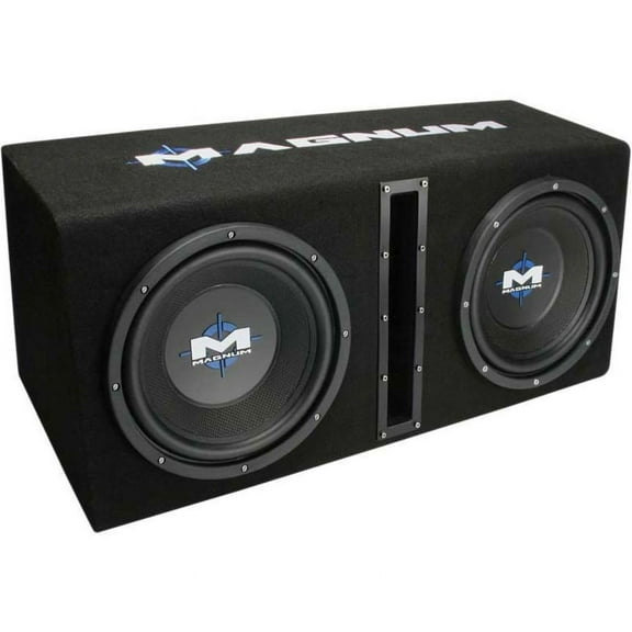 MTX Magnum MB210SP 10-Inch 400W RMS Dual Loaded Subwoofer Sub Box System Package