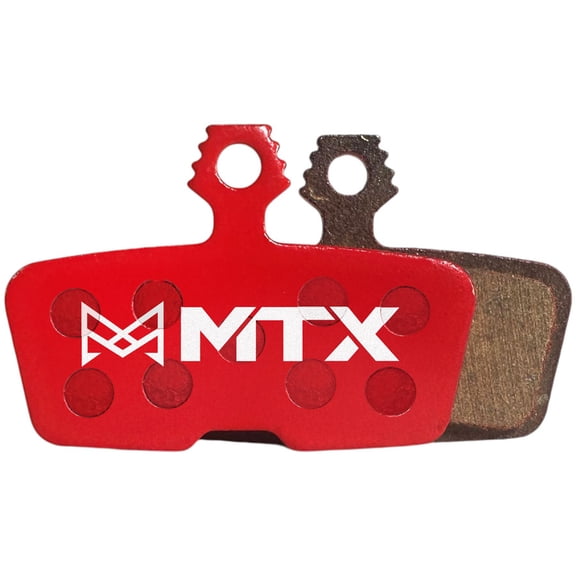 MTX Red Label RACE Disc Brake Pads - Ceramic/Kevlar Compound, SRAM Code / Motive / DB, 4-Piston, Single Set