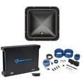 thumbnail image 1 of MTX S6512-44 12" 500 Watt RMS Square Car Audio Subwoofer+Mono Amplifier+Amp Kit, 1 of 11