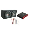 thumbnail image 1 of MTX Subwoofer Box, Crunch 2 Channel Amplifier, & Soundstorm Wiring Kit, 1 of 12