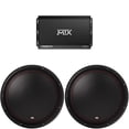 thumbnail image 1 of MTX TERMINATOR 1000-Watt RMS 1Ω Mono Block Class D Amplifier and Two MTX Audio 5515-44 55-Series 15" 400W RMS Dual 4-Ohm Subwoofer, 1 of 7