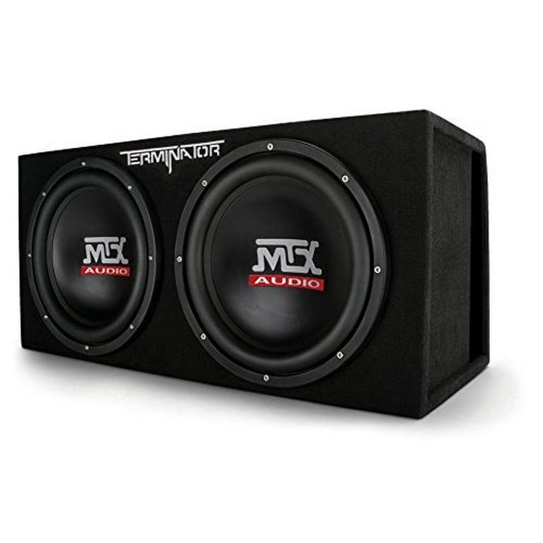 blæse hul kul F.Kr. MTX TNE212DV 12-Inch 2000-Watt Max Car Audio Dual Loaded Subwoofer Box  Enclosure - Walmart.com