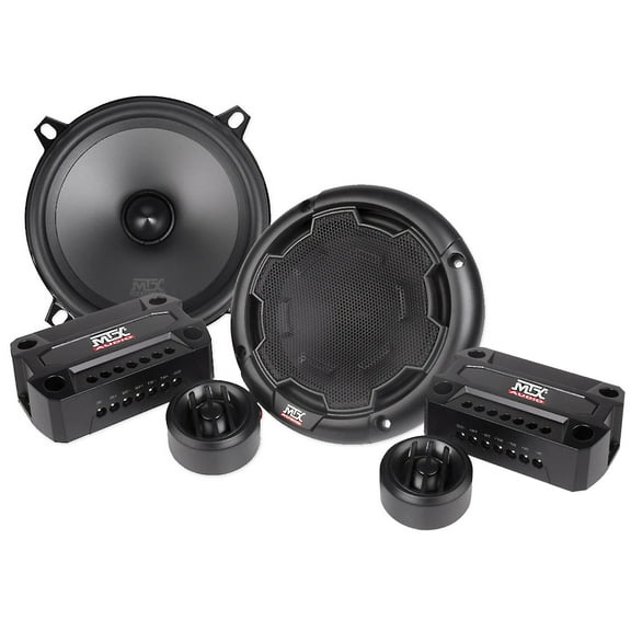 Pair MTX THUNDER51 5.25" 360w Car Audio Component Speakers/Multi-Mount Tweeters