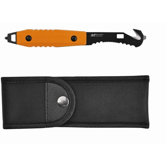 MTech USA Fixed Blade Knife - Reinforced Nylon Fiber Sheath