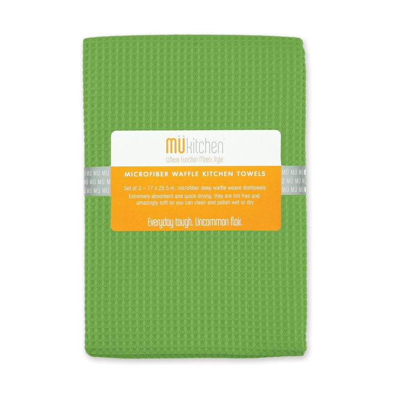 Mu Kitchen Waffle Microfiber Dish Cloths Set of 2