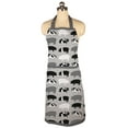 thumbnail image 1 of MU Kitchen Adjustable Cotton Designer Apron, 35-Inches, Pigs, 1 of 1