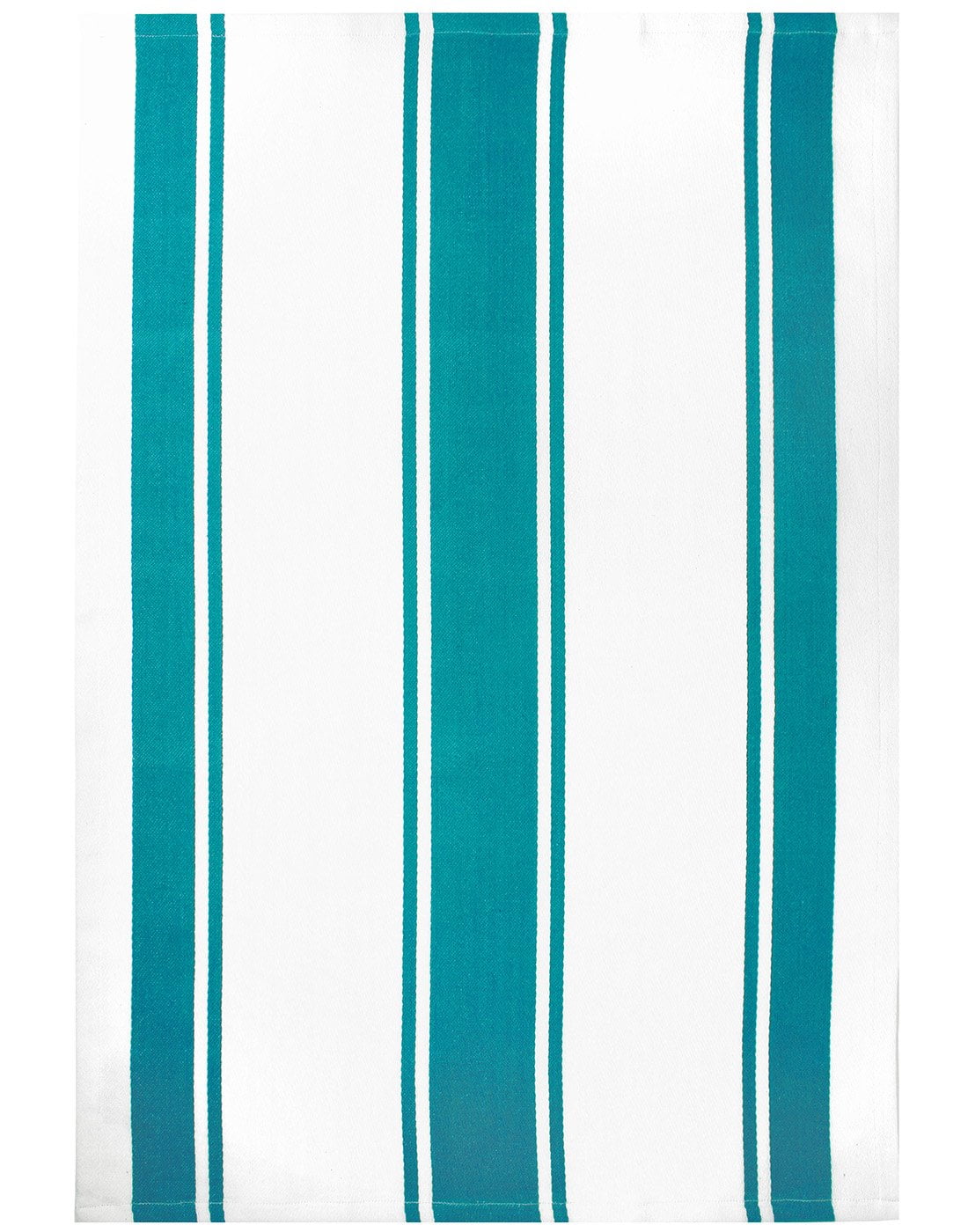 Surf Blue and White Cotton Stripe Kitchen Towel, 20 x 30 Inch