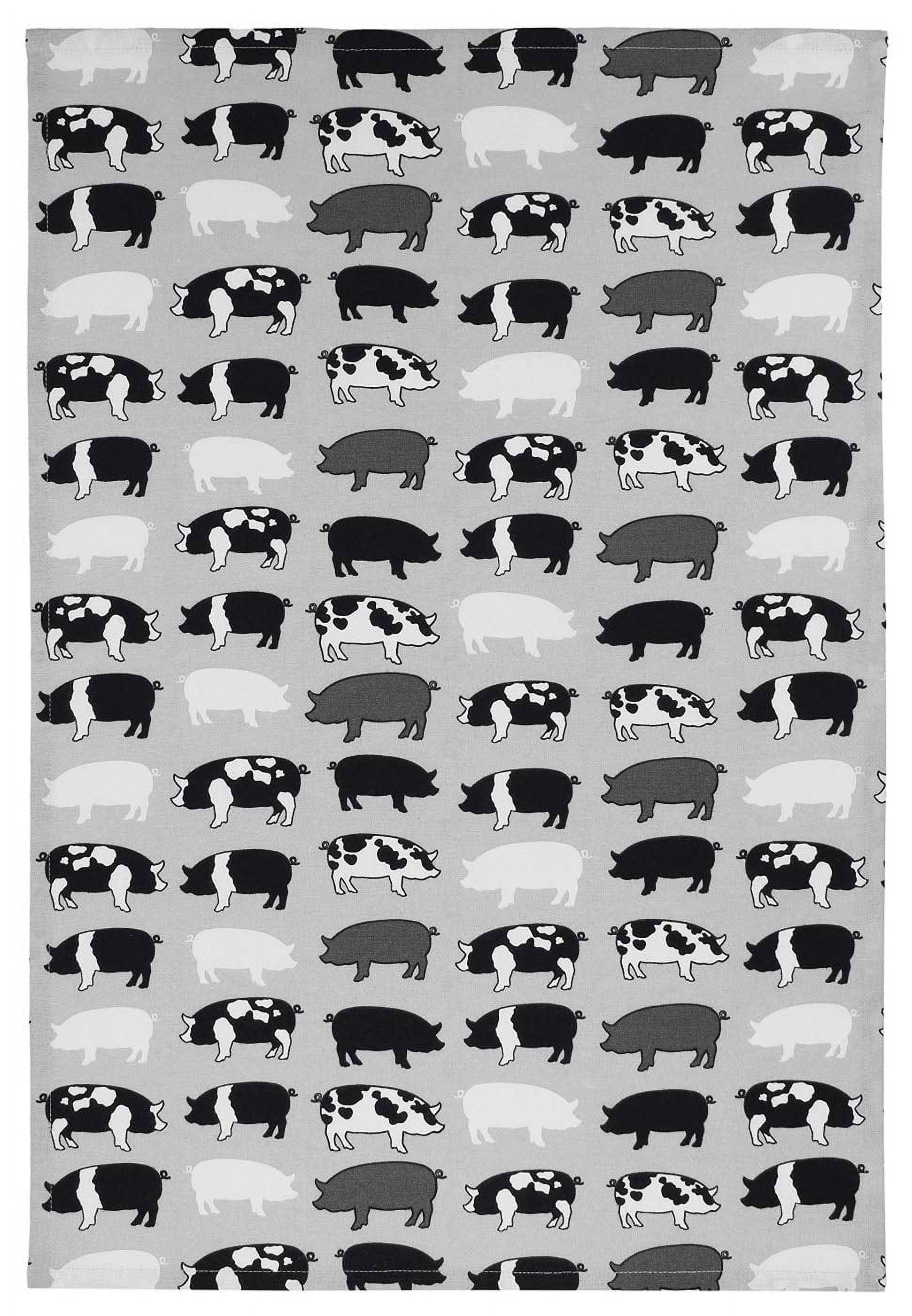 MU Kitchen Designer Print Kitchen Towel, Multiple Designs, Pigs ...