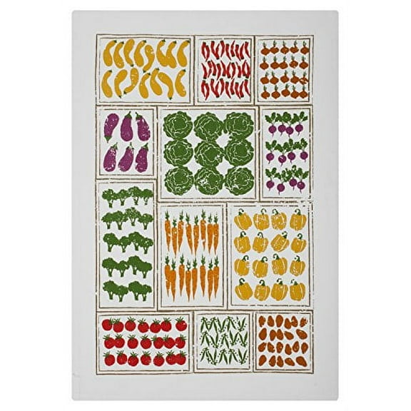 MU Kitchen Staple Designer Print Kitchen Towel, Garden Patch (6629-1870)