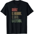 thumbnail image 1 of MUÑOZ - El Hombre El Mito La Leyenda | Nombre Camisa - T-Shirt, 1 of 3
